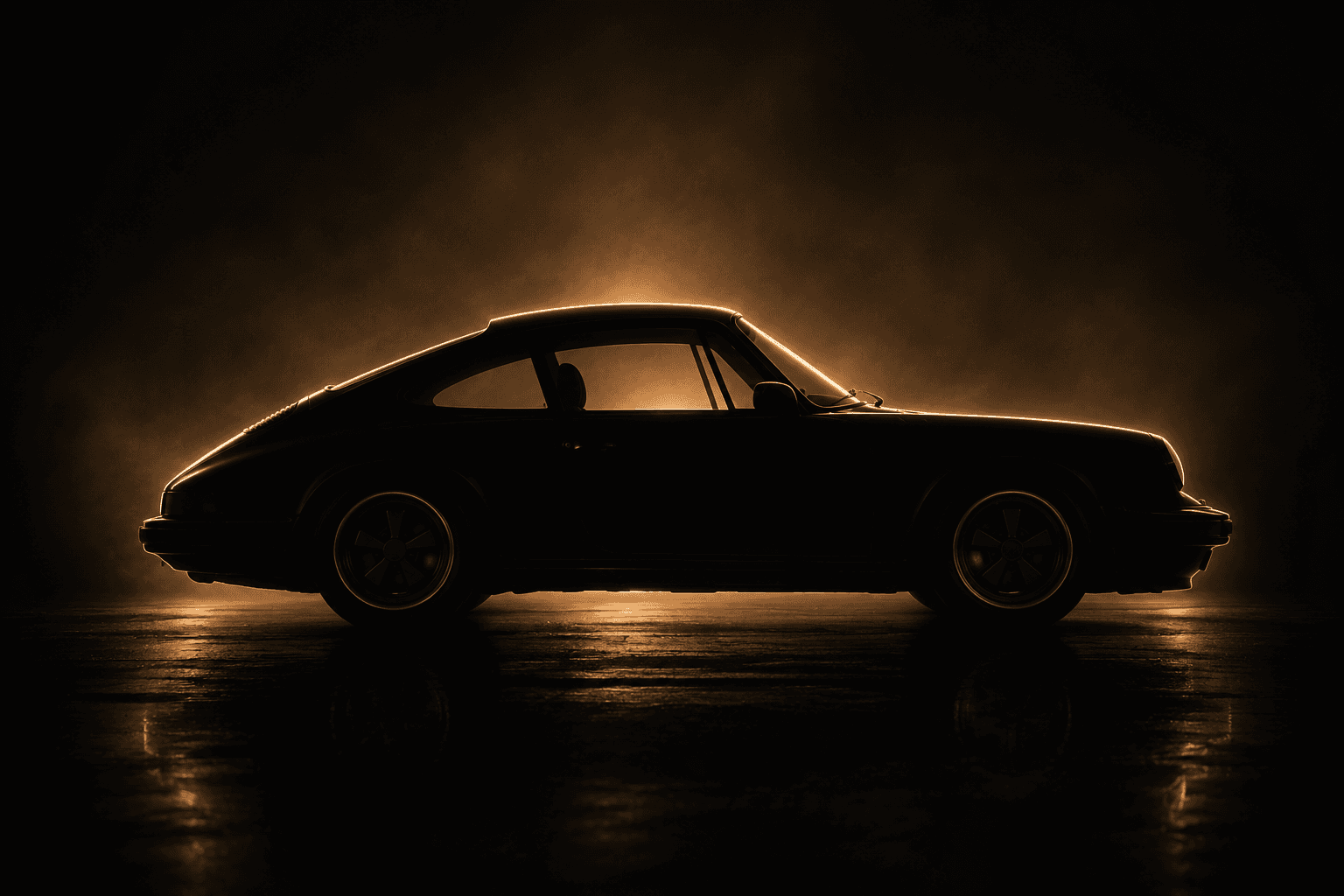 Porsche 911 in profile
